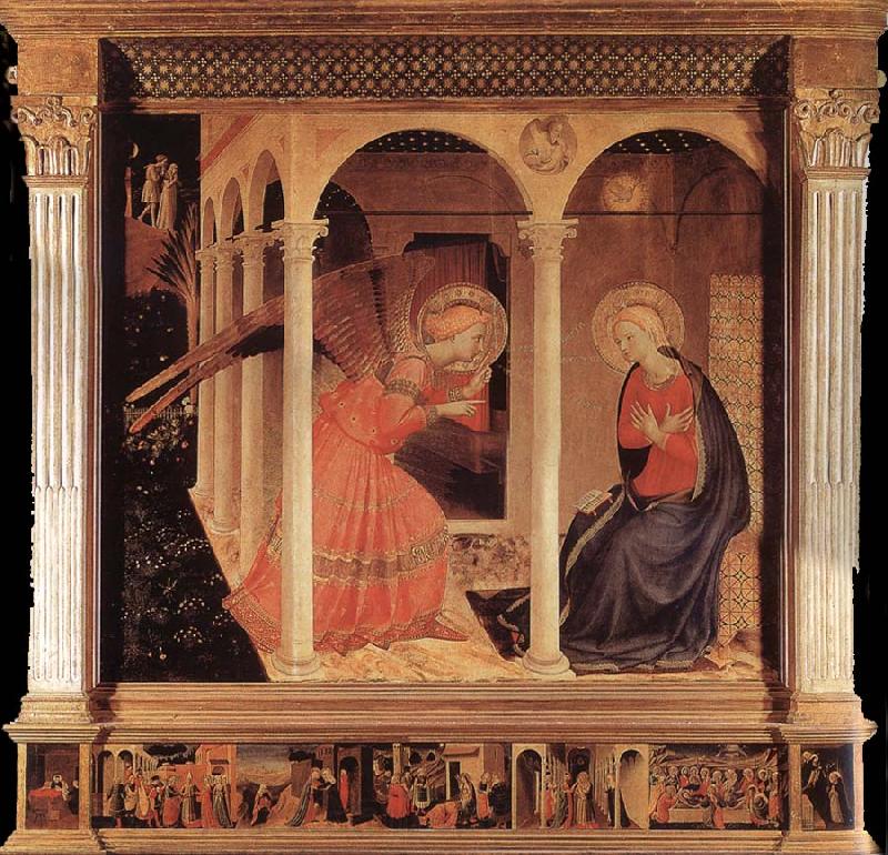 Fra Angelico The Verkundigung Norge oil painting art